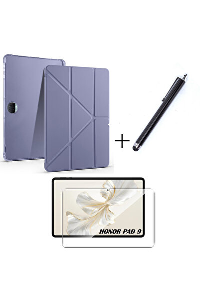İncisoft Huawei Honor Pad 9 2024 12.1 inç Kalem Bölmeli Standlı Kılıf + Ekran...