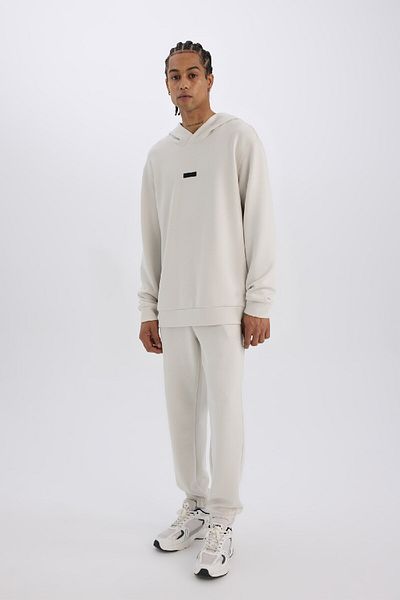 DeFacto Fit Sports Jogger αθλητική φόρμα - 6 Skuba πτυσσόμενο ύφασμα με κορδόνια ελαστικό πόδι