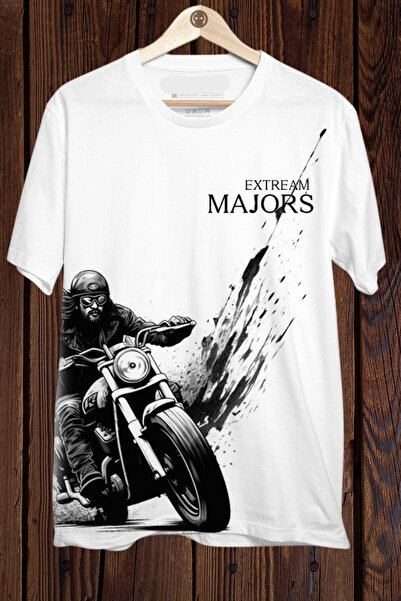 FECCY Tricou oversize din bumbac cu imprimeu EXTREAM MAJORS