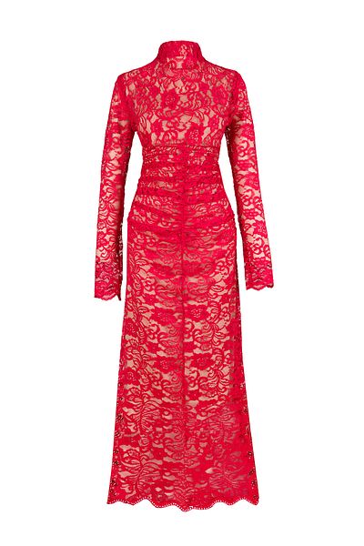 laulei Rochie lungă din dantelă