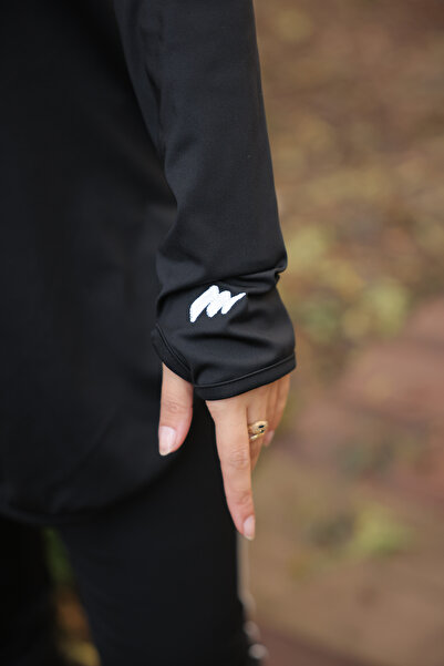 MİMİ Luxury Wear Kadın Dalgıç Kumaş Yarım Patlı Fermuarlı  Jogger Eşofman Spor Takımı