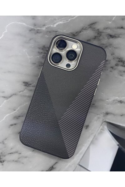 KILIF HOUSE Iphone 16 Uyumlu Lens Hediyeli Deri Origami Magsafe Destekli Kılıf