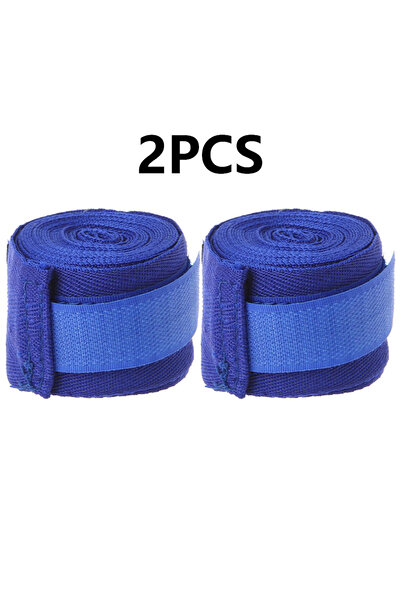 Choice ضمادات تدريب ملاكمة زرقاء مقاس 1.5 متر، قطعتان، ضمادات قطنية رياضية، س...