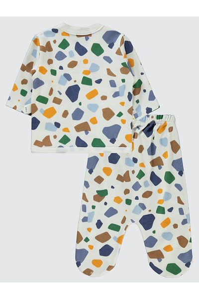 Civil Baby Ecru Baby Boy Bodysuit Set