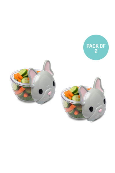 Melii عبوة من قطعتين من عبوات الوجبات الخفيفة من Bulldog