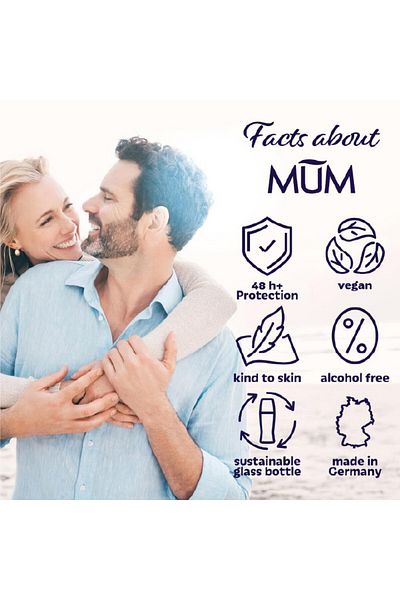 MUM Sensitive Aloe Vera Roll-on Deodorant – 75ml – Pack Of 5 – 48h Odor Protection, Alcohol Free, Gentle