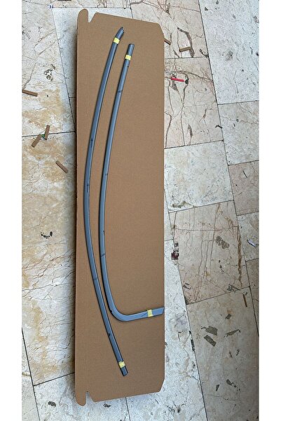 BLUEOTO Fiat Egea Sd Uyumlu Krom Cam Üst Çıtası 4 Prç. 2015-2025 Paslanmaz Çelik