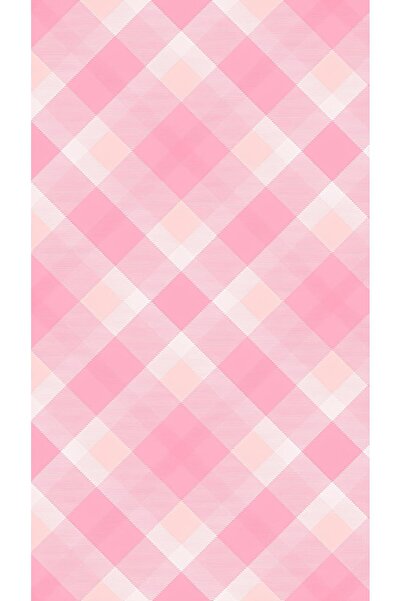 Rana İkra Art Açık Pembe Kare Desenli Hediye Paketi Kağıdı (10 Adet) (32,9*50 cm)