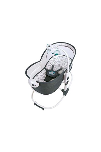 IQTENA سرير هزاز كهربائي وكرسي 6 في 1 للأطفال مع جهاز تحكم عن بعد