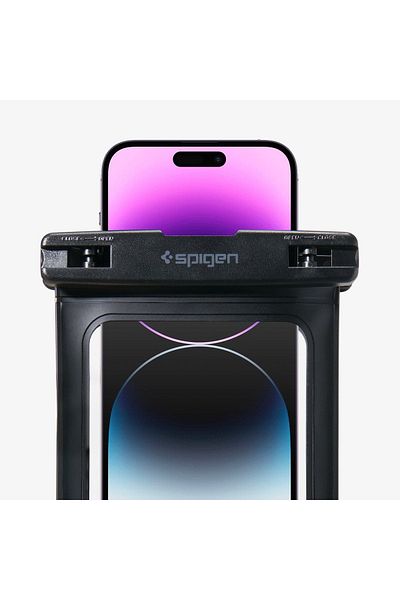 Spigen Aqua Shield A601 Black Waterproof Case - IPX8 Certified AMP04525