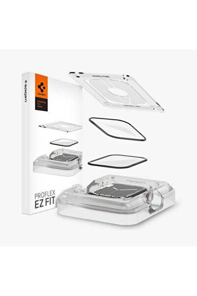 Spigen Apple Watch 45 mm - Seria 9/8/7, Protector de ecran, Instalare ușoară,...