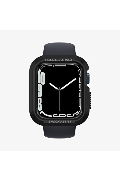 Spigen Apple Watch 41mm/40mm Ανθεκτική Θωρακισμένη Μαύρη Θήκη - Σειρά 9/8/SE2...
