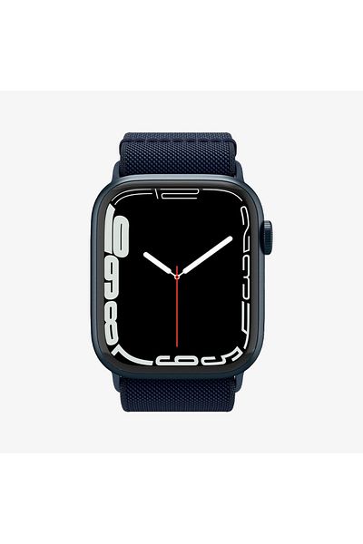 Spigen ساعة أبل 49 ملم الترا 2/1 - 46 ملم السلسلة 10 - 45 ملم 9/8/7 - 44 ملم SE2/SE/6/5/4 حزام أزرق - AMP02287