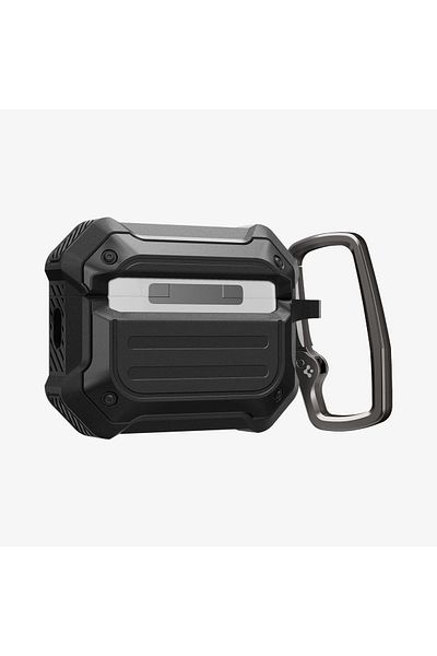 Spigen AirPods Pro (2nd generation) Case Tough Armor MagFit MagSafe feature Black - ACS05480