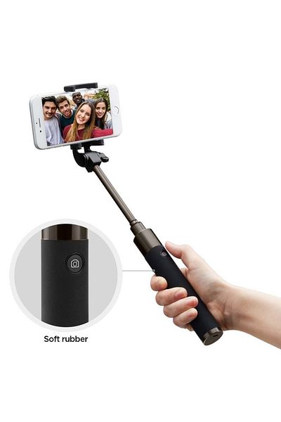 Spigen S530W Wireless Bluetooth Selfie Stick (Compatible with All Devices) Black - 000SS21746