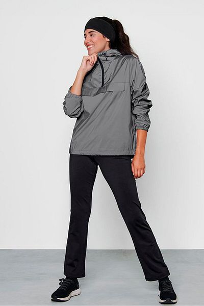 Tchibo Women Regular Fit Long Sleeves Allover Reflective Jacket, Grey