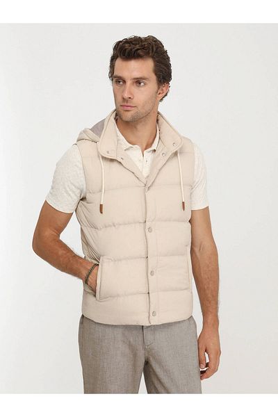 Kip Beige Sports Vest - Woven