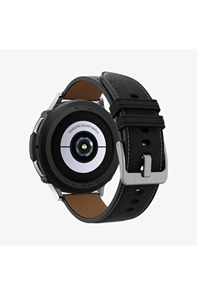 Spigen Galaxy Watch 4 Classic (46mm) Kılıf Liquid Air Matte Black - ACS03140