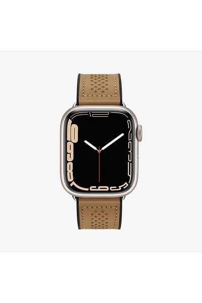 Spigen Apple Watch 49mm Ultra 2/1 - 46mm 10 - 45mm 9/8/7 - 44mm Se2/Se/6/5/4 Strap Fit Brown - 062Mp25078