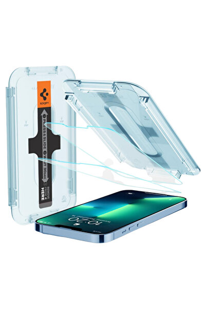 Spigen iPhone 14 Plus/13 Pro Max Glass Screen Protector Easy Installation Gla...