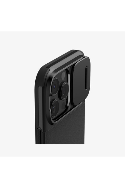 Spigen iPhone 16 Pro Kılıf Optik Armor MagFit MagSafe özellikli Black - ACS08149