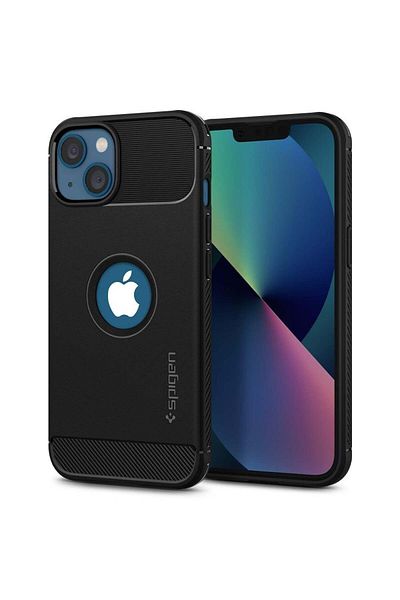 Spigen iPhone 13 Case Rugged Armor Matte Black - ACS03518