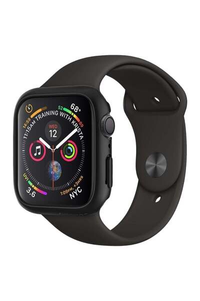 Spigen Apple Watch 44mm (Series SE2/6/SE/5/4) Case Thin Fit Black - 062CS24474