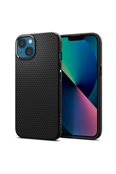 Spigen iPhone 13 Kılıf Liquid Air Matte Black - ACS03519