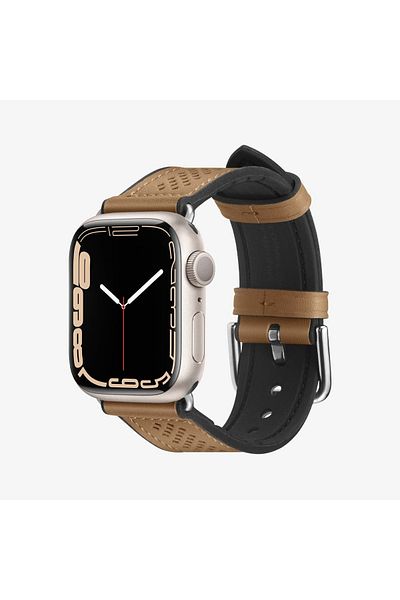 Spigen Apple Watch 49mm Ultra 2/1 - 46mm 10 - 45mm 9/8/7 - 44mm Se2/Se/6/5/4 Strap Fit Brown - 062Mp25078