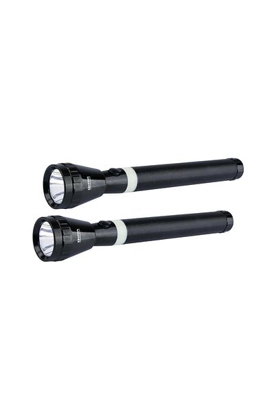 KRYPTON Rechargeable LED Flashlight 2PC - High Power Flashlight Super Bright CREE LED Torch Light -