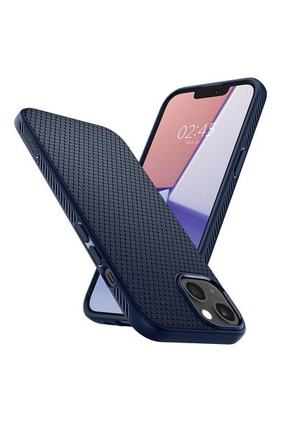 Spigen iPhone 13 Case Liquid Air Navy Blue - ACS03520