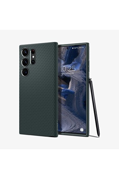 Spigen Galaxy S23 Ultra Kılıf Liquid Air Abyss Green - ACS05615