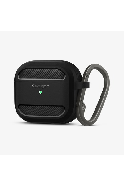 Spigen Airpods 3-то поколение Rugged Armor черен - калъф Asd01978