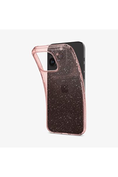 Spigen İphone 15 Pro Max Kılıf Liquid Crystal 4 Tarafı Tam Koruma Crystal Quartz - Acs06560