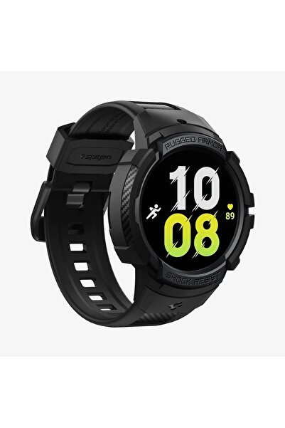 Spigen Galaxy Watch 5 / 4 (40mm) Kılıf & Kordon Kayış Rugged Armor Pro Black - ACS03831