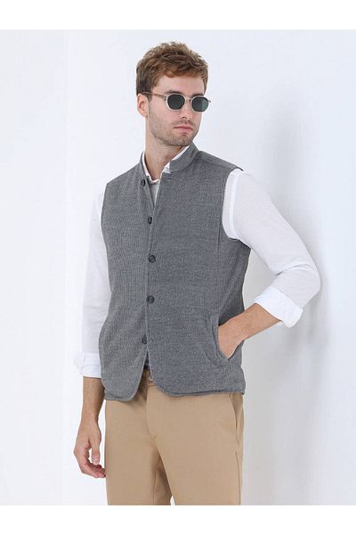 Kip Double Sided Gray Woven Sports Vest