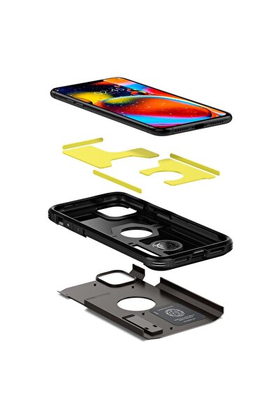 Spigen iPhone 11 Pro Kılıf Tough Armor XP Gunmetal - 077CS27446