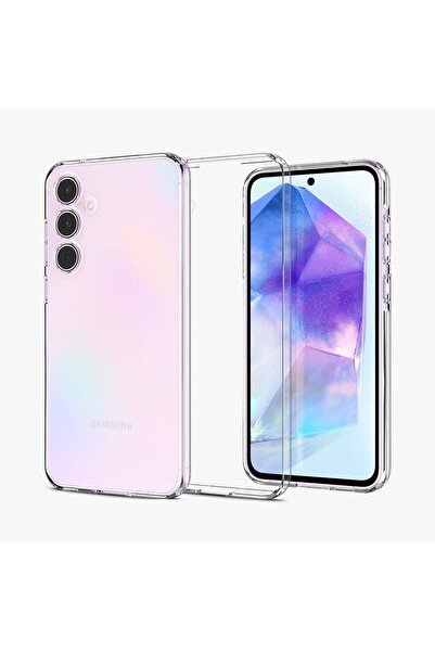 Spigen Galaxy A55 Kılıf Liquid Crystal 4 Tarafı Tam Koruma Crystal Clear - ACS07537