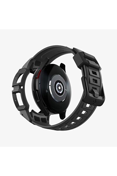 Spigen Galaxy Watch 6 Classic (43MM) Kılıf & Kordon Kayış Rugged Armor Pro Black - ACS06492
