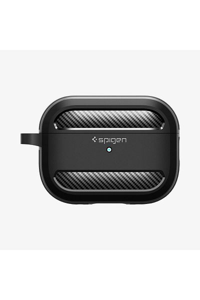 Spigen AirPods Pro (2. nesil) Kılıf Rugged Armor Matte Black - ACS05482