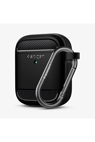 Spigen AirPods (2ης γενιάς) / (1ης γενιάς) Θήκη Rugged Armor Black - ASD01117