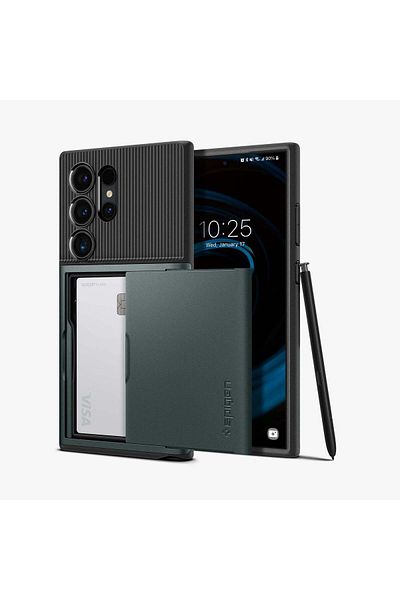 Spigen Galaxy S24 Ultra - Abyss Green Slim Armor Case Cs Acs07307