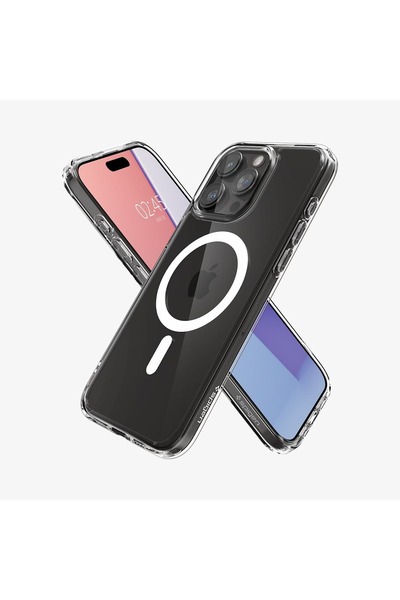 Spigen Husă pentru iPhone 15 Pro, Ultra Hybrid Magfit (COMPATIBILĂ MAGSAFE)