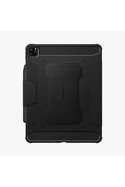 Spigen Husă pentru iPad Pro 11 inchi (2022 / 2021 / 2020 / 2018) Husă Rugged Armor Pro Neagră - ACS01024