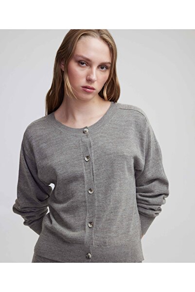 MISS IPEKYOL Wool Blend Basic Cardigan