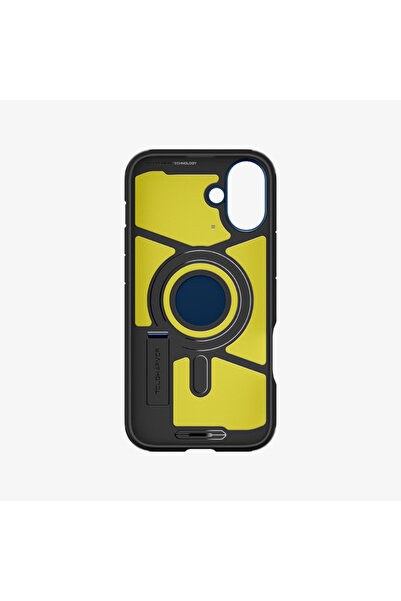Spigen iPhone 16 Plus Kılıf Tough Armor AI MagFit MagSafe özellikli Kickstand Navy Blue - ACS08086