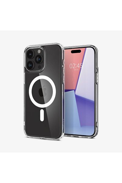 Spigen Husă pentru iPhone 15 Pro, Ultra Hybrid Magfit (COMPATIBILĂ MAGSAFE)