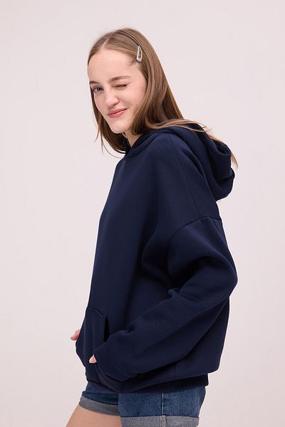 Addax Φούτερ I'M JUST GIRL με κουκούλα ροζ χρώματος - S1707