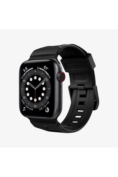 Spigen Apple Watch 49mm Ultra 2/1 - 46mm Series 10 - 45mm 9/8/7 - 44mm Se2/Se/6/5/4 Strap Black Amp02854