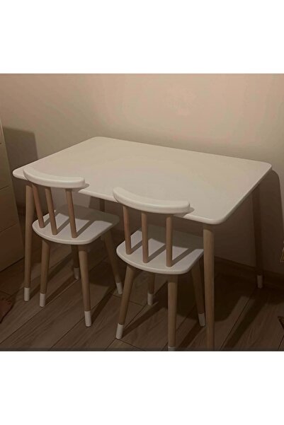 YILDIZ 90x60 Yaz Sil Özellikli Masa 2 Sandalye